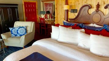 Premium bedding, memory-foam beds, individually decorated