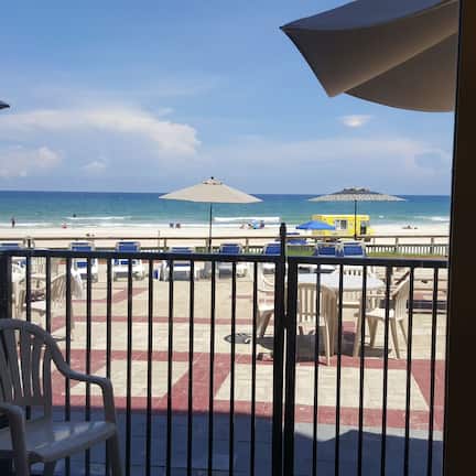 2 Double Beds, Oceanfront | In-room safe, desk, free WiFi, bed sheets