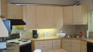 Chalet, Multiple Bedrooms (pillows and duvets provided - bed linens and towels NOT provided) | Private kitchen | Fridge, microwave, oven, stovetop