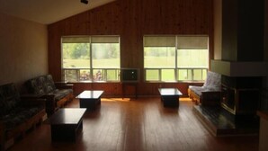 Chalet, Multiple Bedrooms (pillows and duvets provided - bed linens and towels NOT provided) | Living area