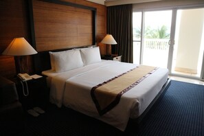 Suíte presidencial (1 Double Bed - Semi Queen Size) | Roupas de cama premium, frigobar, cofres nos quartos, escrivaninha