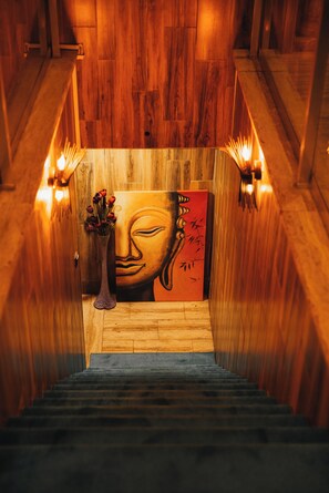 Espace de soins pour les couples, sauna, bain à remous, hammam