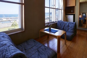 Tradisjonelt rom, ikke-røyk, havutsikt (Large Japanese-Style with Bath tub) | Safe på rommet, skrivebord, wi-fi (inkludert) og sengetøy