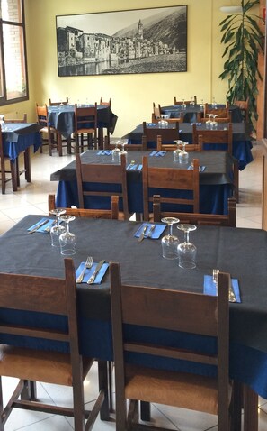Daily buffet breakfast (EUR 8 per person)