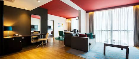1 chambre, literie de qualité supérieure, couette en duvet d'oie