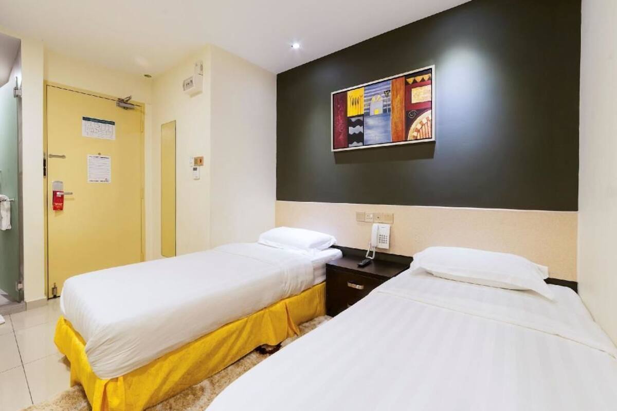 Superior Twin kamer, geen ramen | Een kluis op de kamer, gratis wifi, beddengoed