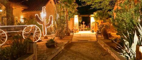 Front of property - evening/night