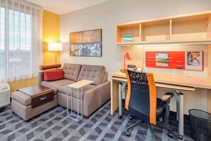 Studio, 1 King Bed with Sofa bed | Pillow-top beds, in-room safe, desk, laptop workspace - TownePlace Suites by Marriott Bellingham (Bellingham)
