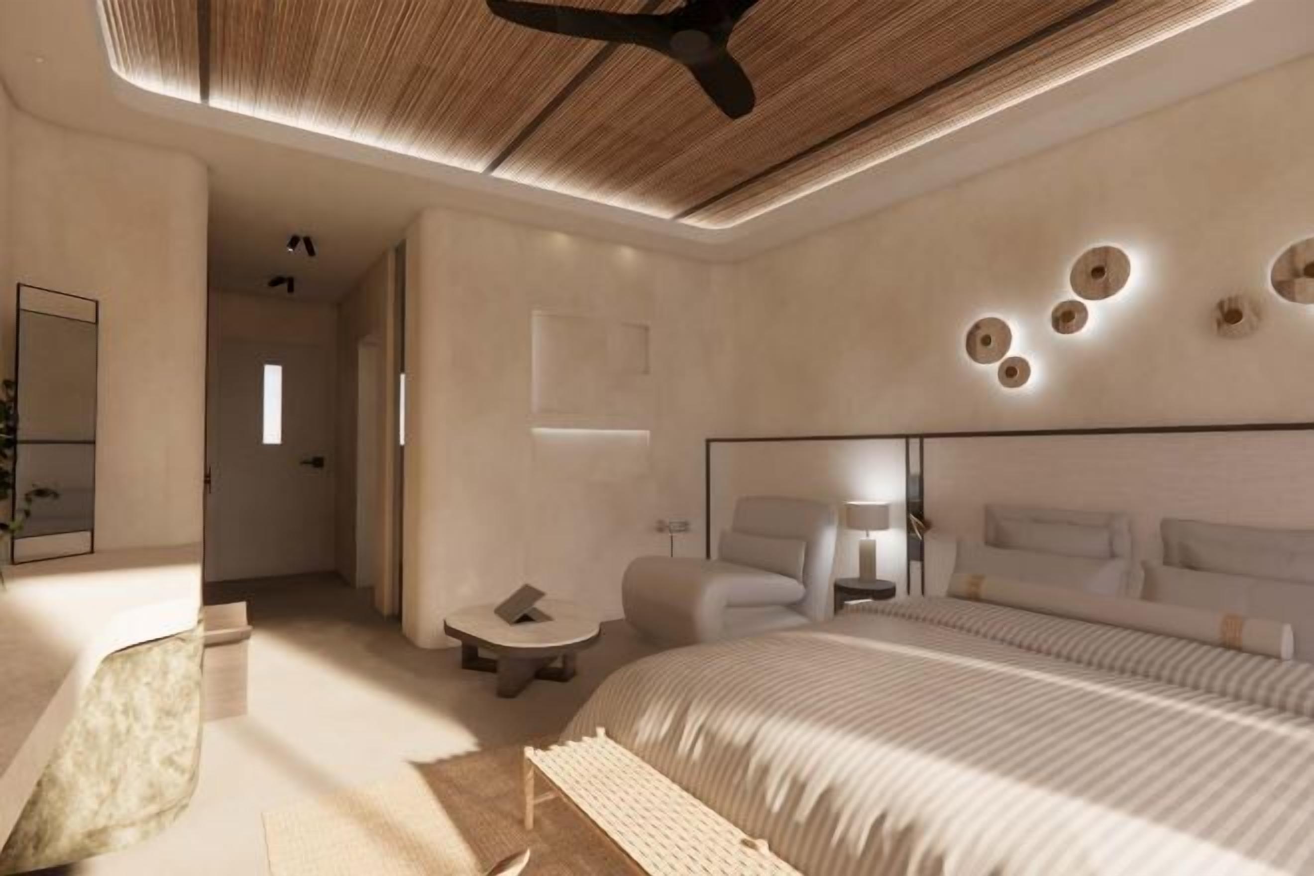 Free minibar items, in-room safe, desk, soundproofing