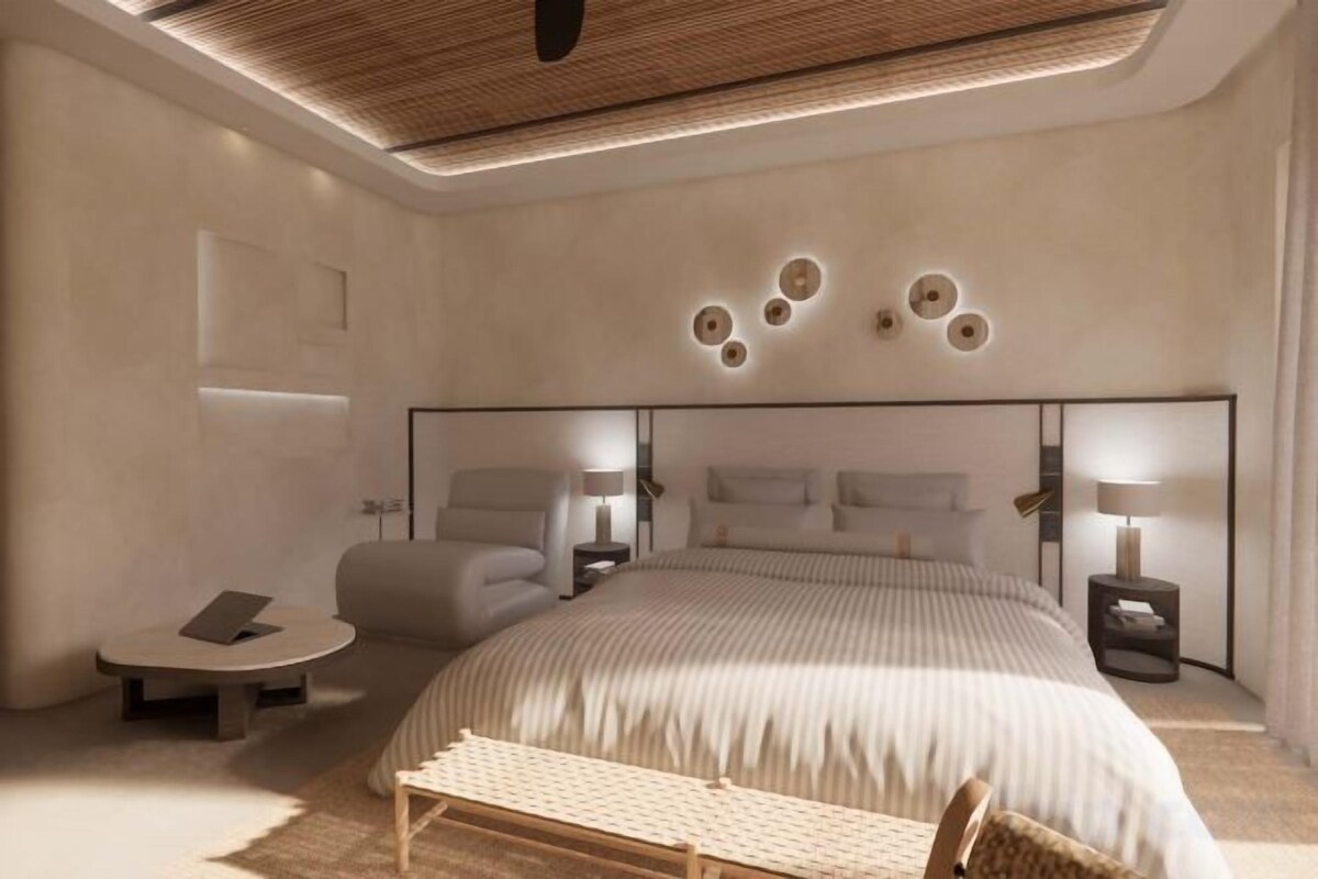 Artículos del minibar gratis y caja de seguridad en la habitación 