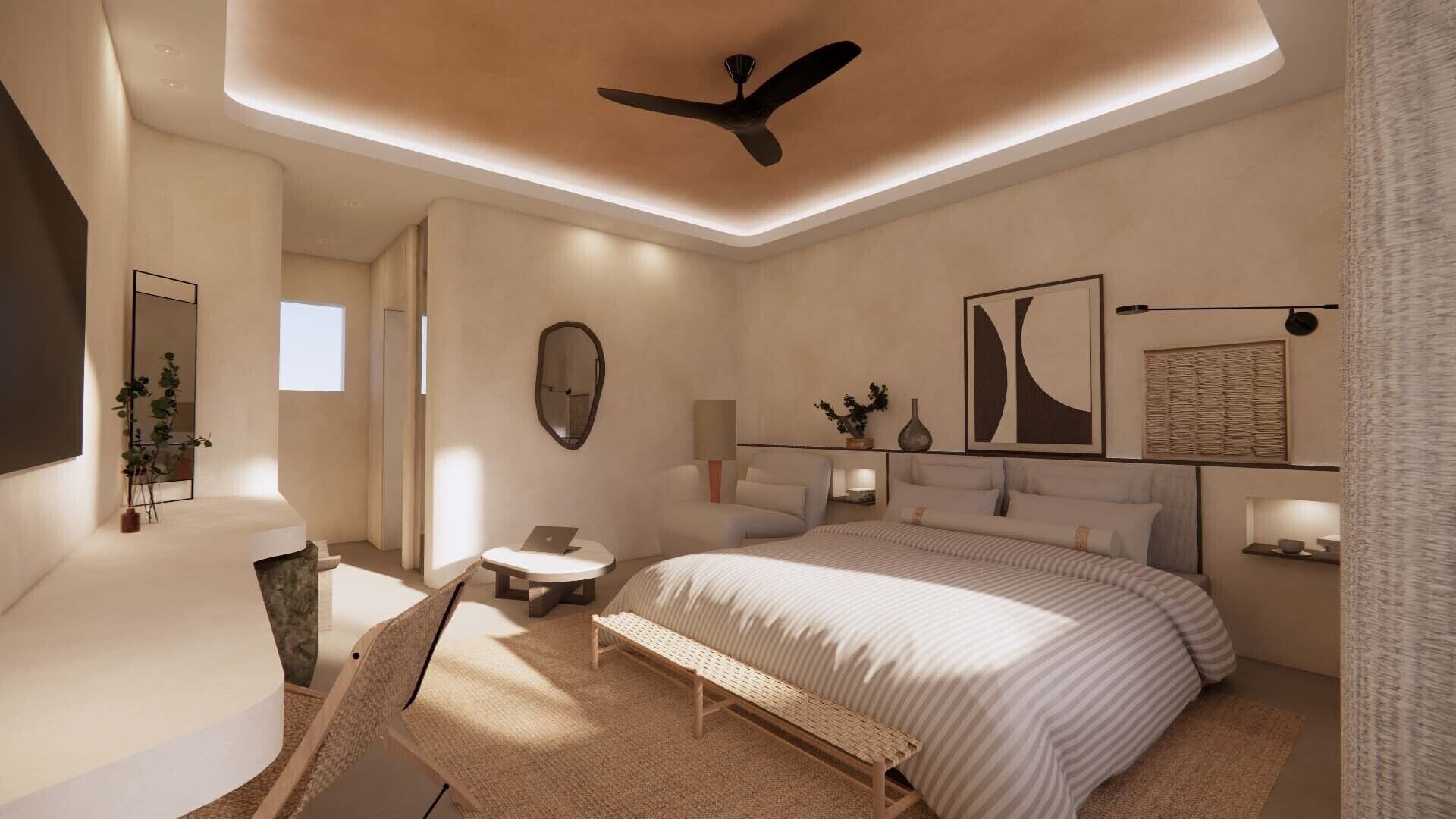 Artículos del minibar gratis y caja de seguridad en la habitación 