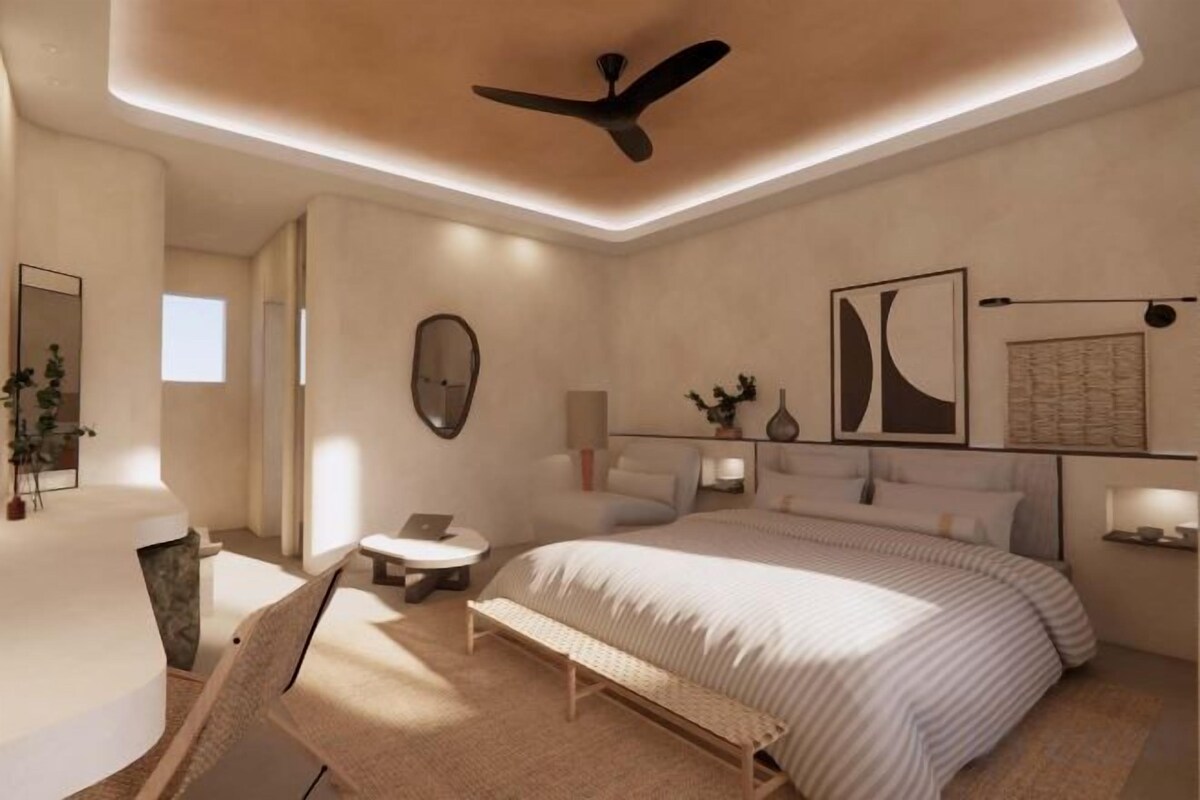Minibar (con algunos artículos gratuitos), caja fuerte, escritorio