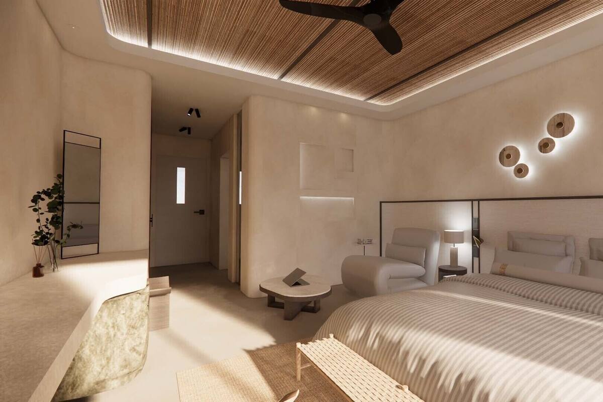 Free minibar items, in-room safe, desk, soundproofing