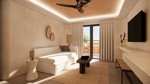 스위트 | 무료 미니바 품목, 객실 내 금고, 책상, 방음 설비