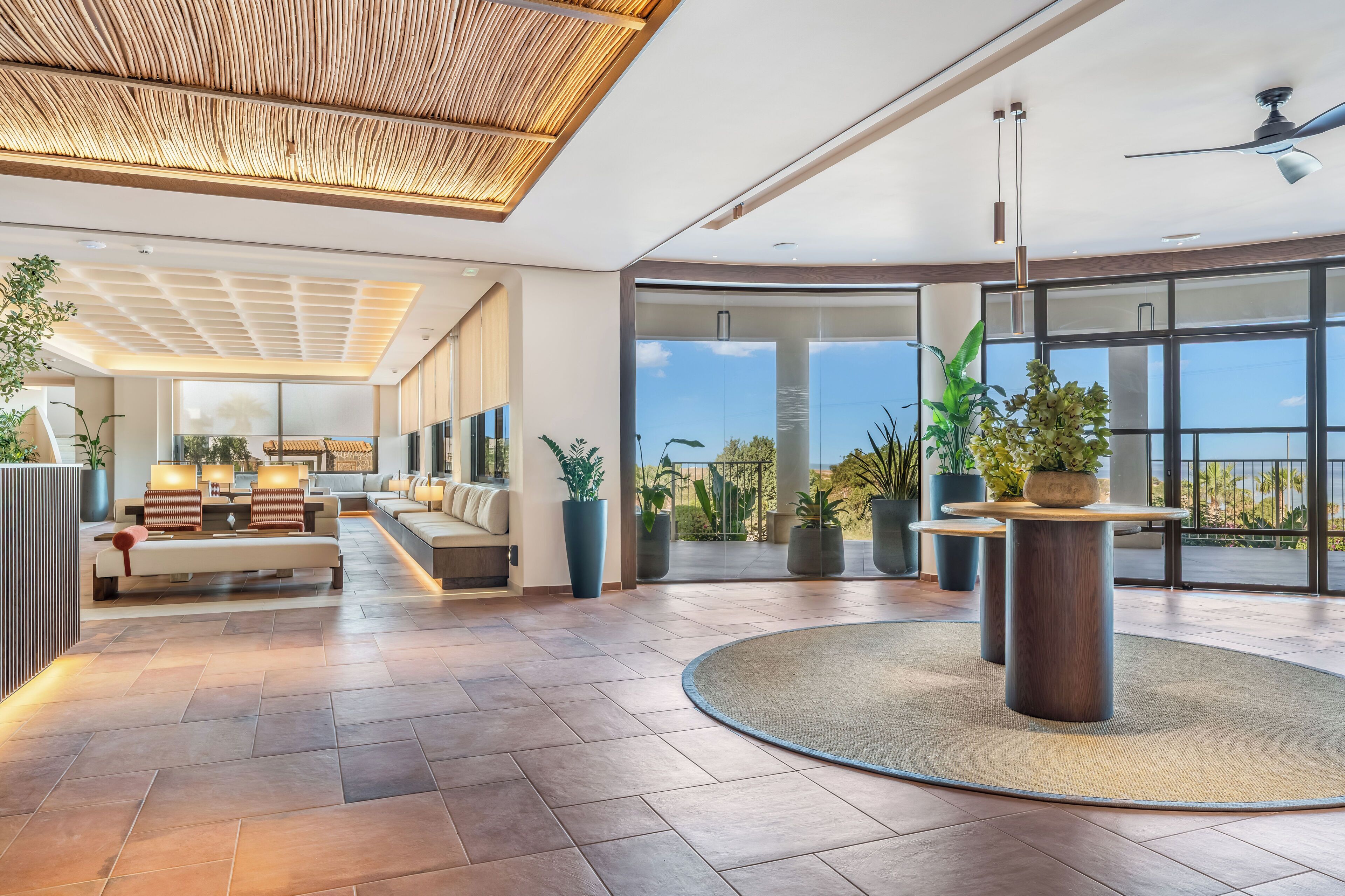 Sala de estar en el lobby