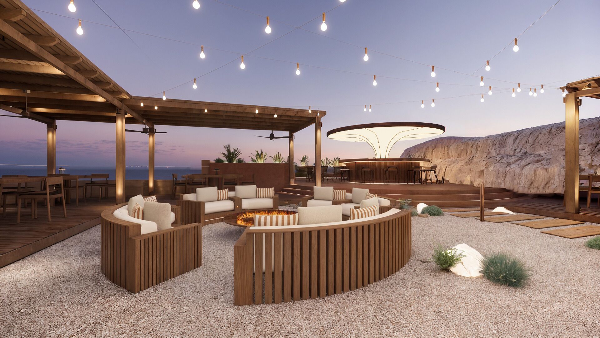 Rooftop terrace