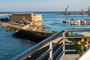 Standard Room, Sea View | Balcony view - Kronos Hotel (Heraklion)