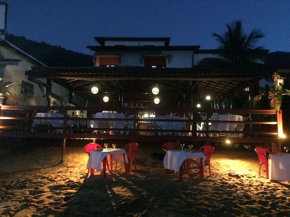 On the beach