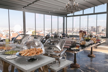 Daily buffet breakfast for a fee. Check Inn Hotel Ankara