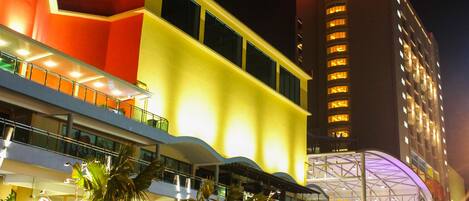 Front of property – evening/night