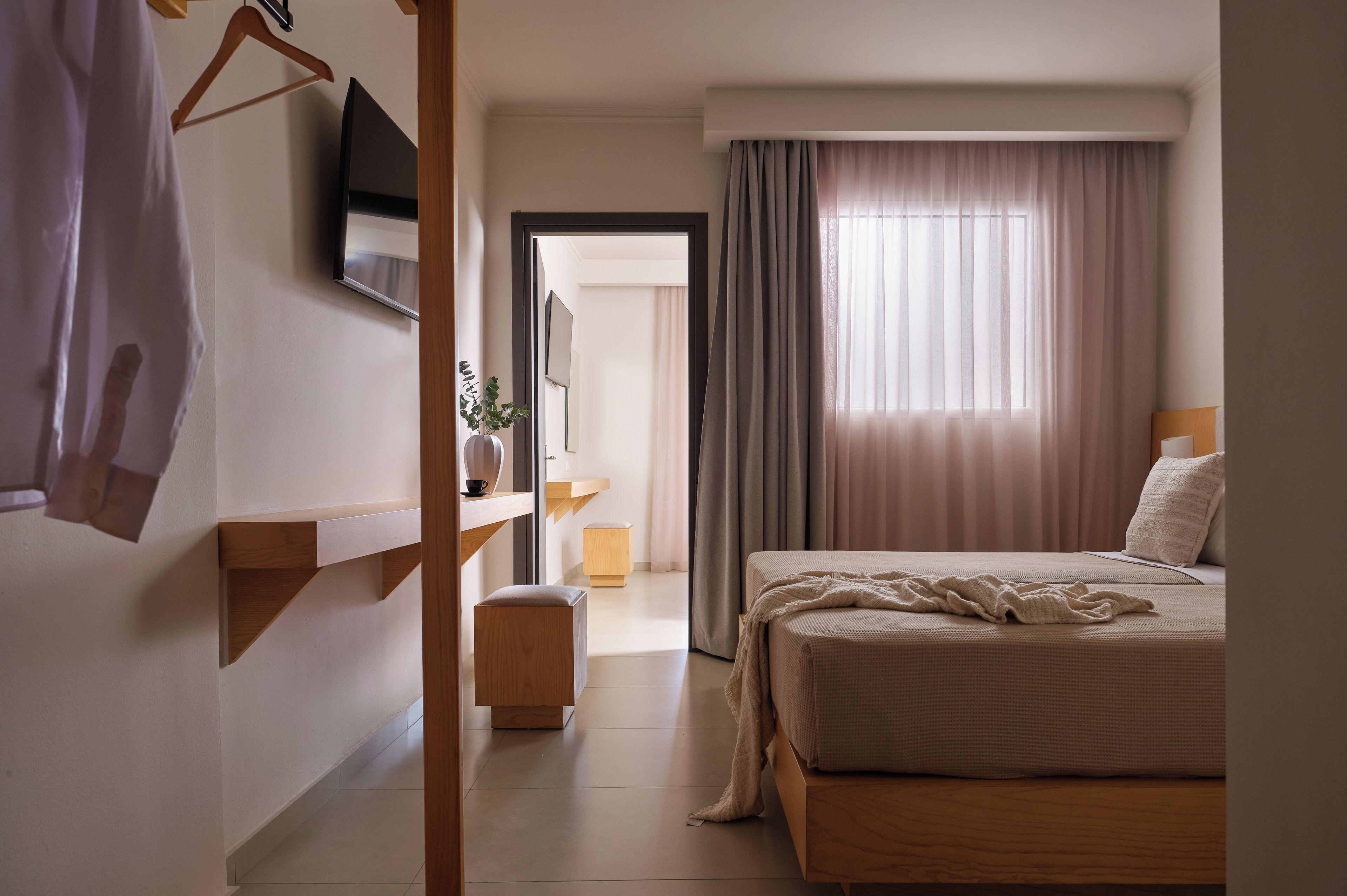 华丽公寓, 2 间卧室 (for 4) | 迷你吧、客房内保险箱、遮光窗帘、隔音