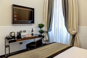 Basic Double Room | Premium bedding, minibar, in-room safe, individually decorated - The Independent Suites (Rome)