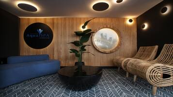 Sauna, bañera de hidromasaje, tratamientos corporales