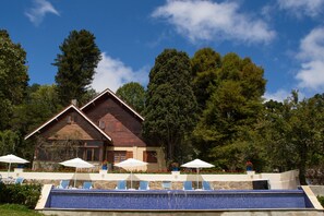 Blick von der Unterkunft