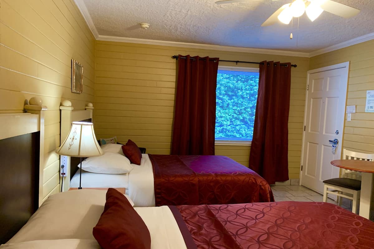 Standard Room, Multiple Beds, Non Smoking | In-room safe, desk, soundproofing, iron/ironing board (on request)