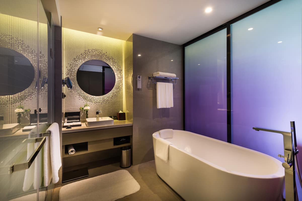 獨立浴缸和淋浴設備、淋浴花灑、環保盥洗用品、吹風機