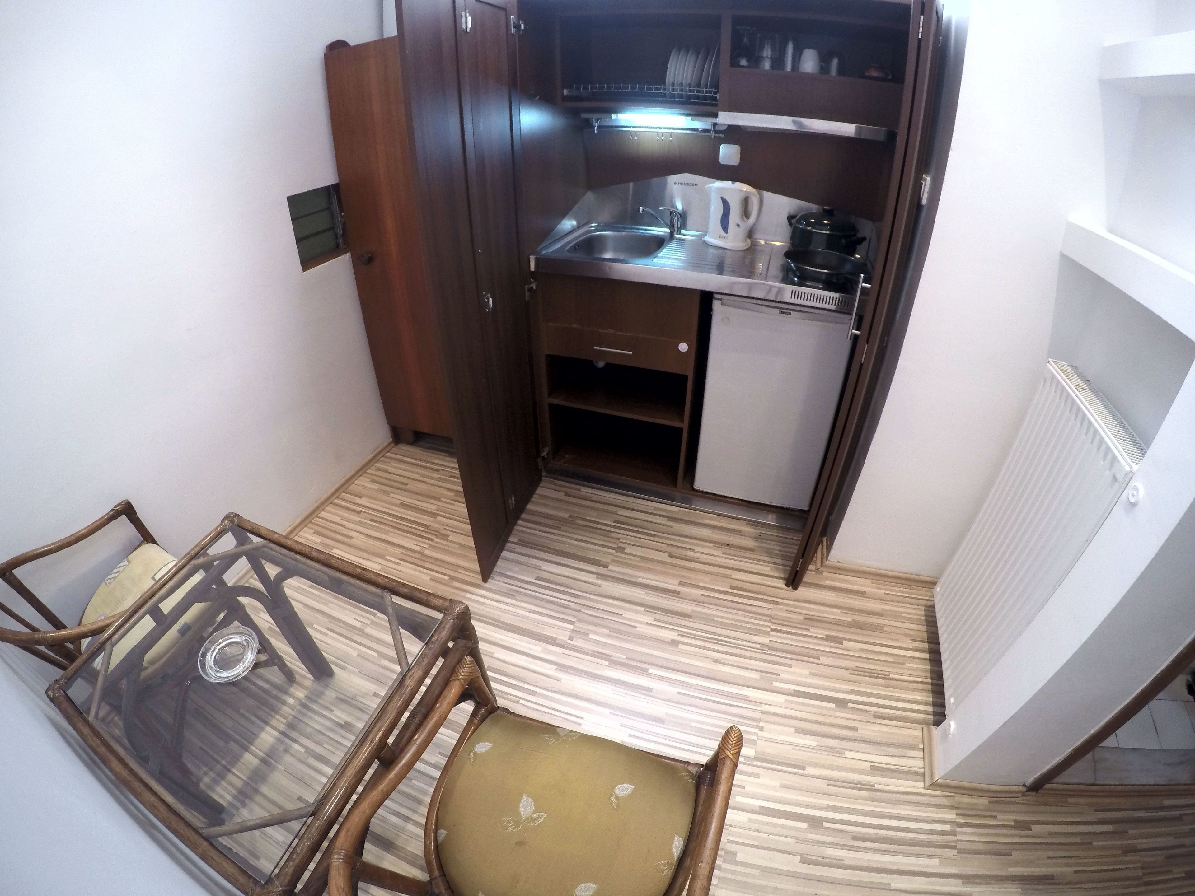 apartment, 1 bedroom, sea view | private kitchen | fridge