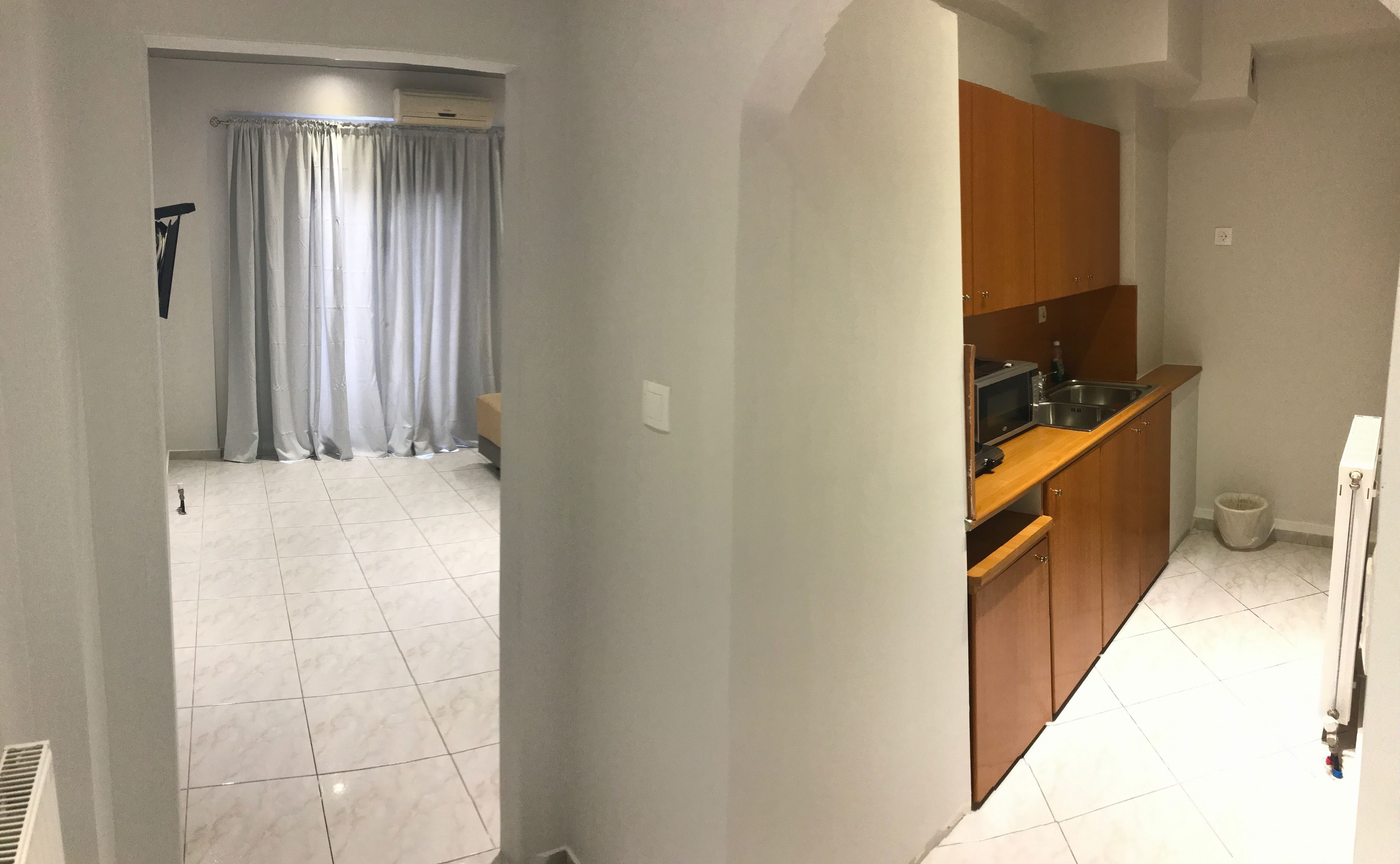 superior apartment, 1 bedroom, sea view | shared kitchen facilities | fridge