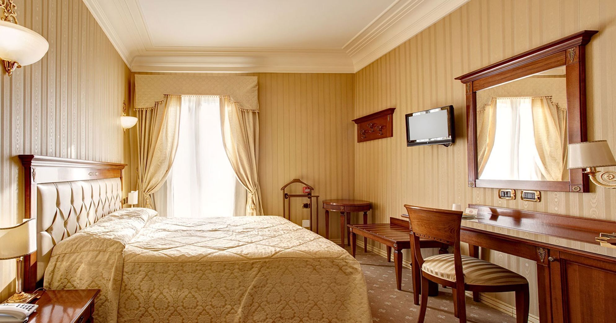 Minibar, in-room safe, desk, blackout curtains