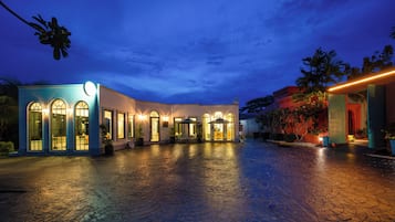 Free self parking, free valet parking