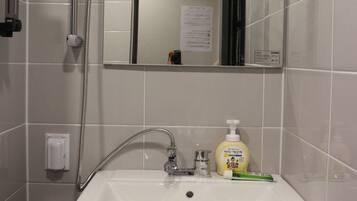 Hair dryer, towels