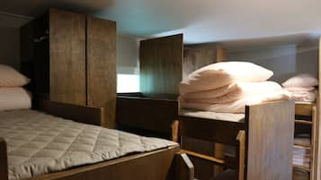 Shared Dormitory, Mixed Dorm, Private Bathroom (6 people / Foreigner Only) | Memory foam beds, in-room safe, soundproofing, rollaway beds