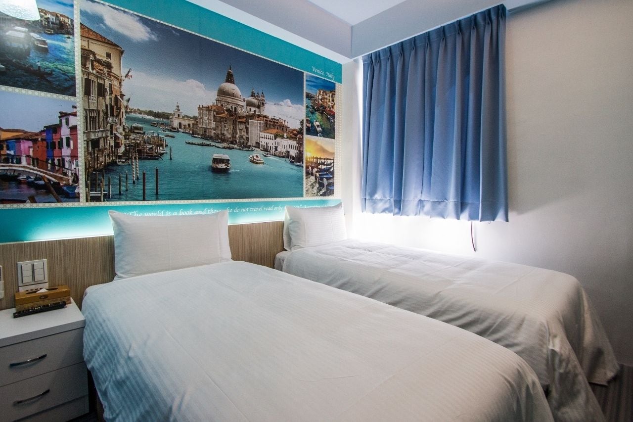 superior twin room | individually decorated, blackout curtains, free wifi, bed sheets