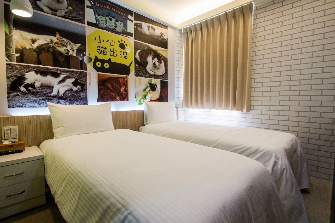superior twin room | individually decorated, blackout curtains, free wifi, bed sheets
