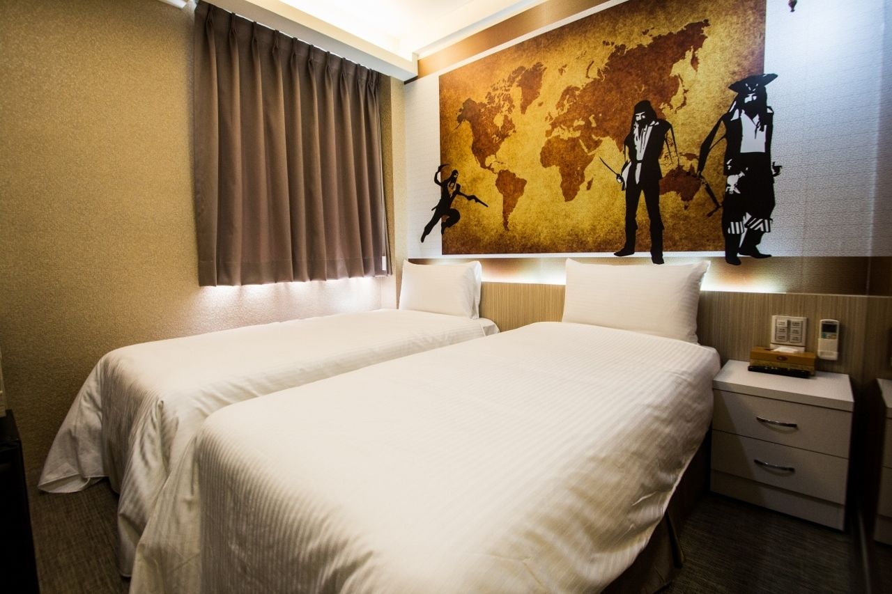 superior twin room | individually decorated, blackout curtains, free wifi, bed sheets