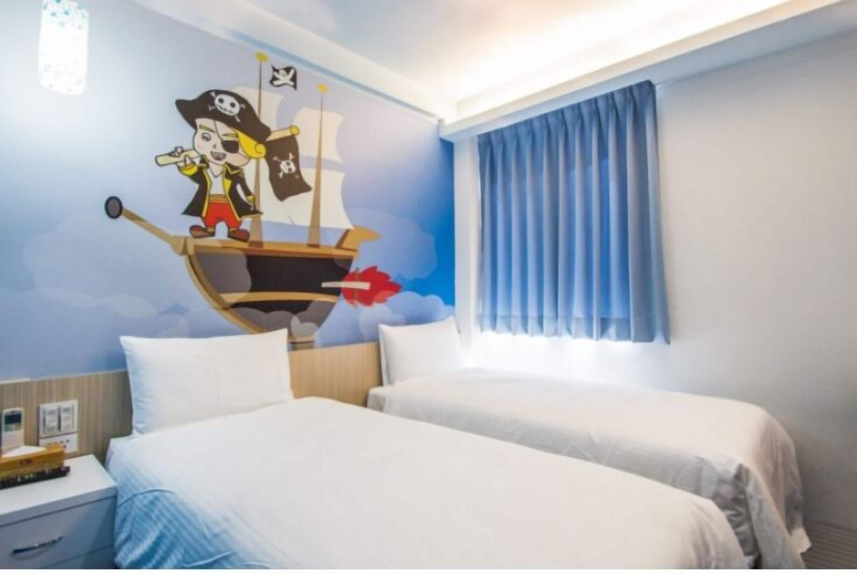 superior twin room | individually decorated, blackout curtains, free wifi, bed sheets