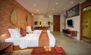 Luxury Twin Suite, Balcony, City View - Golden Temple Residence (Siem Reap)
