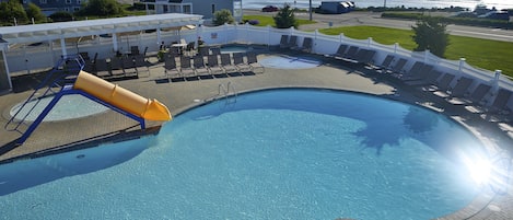2 indoor pools, outdoor pool