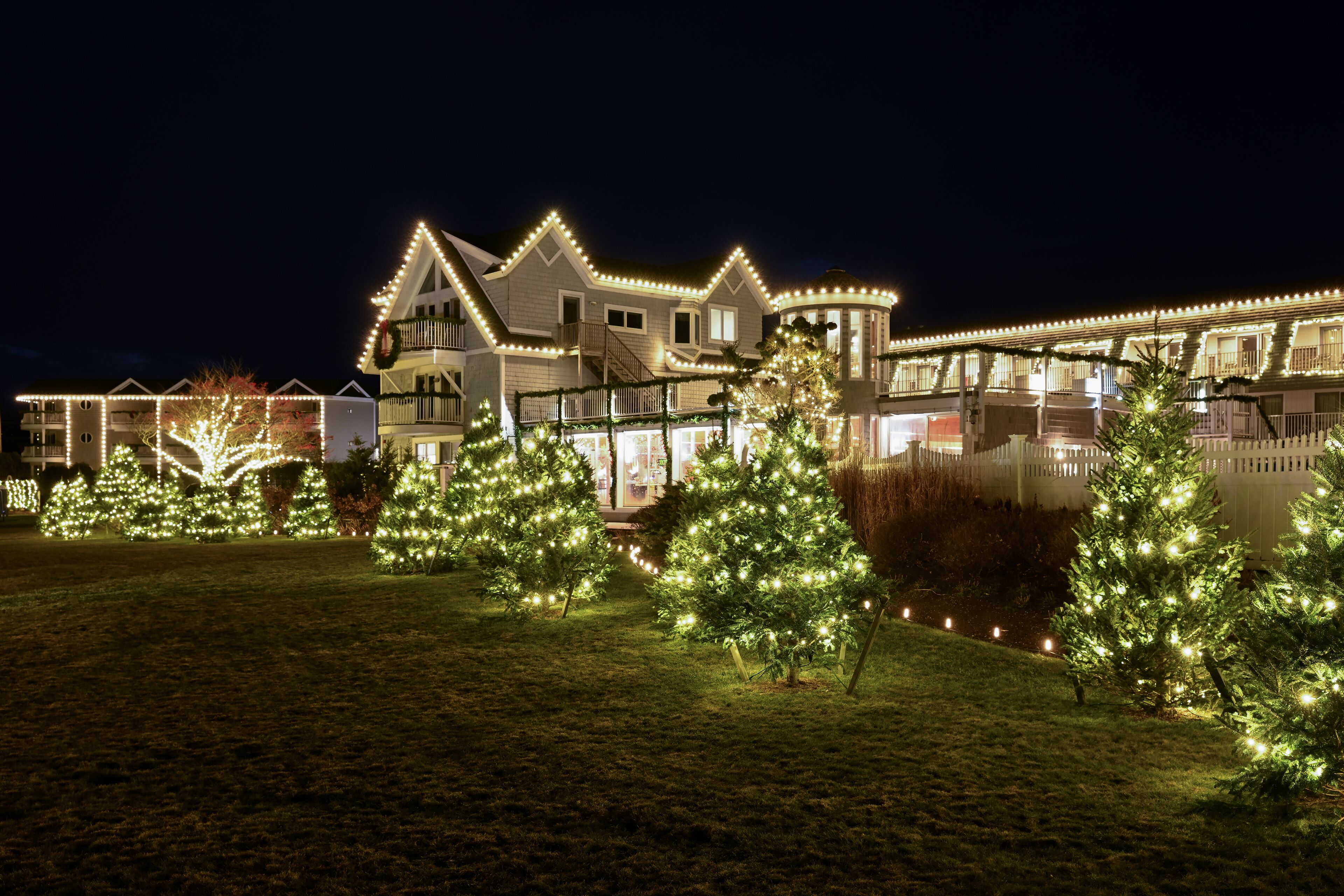 Front of property - evening/night