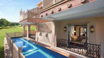 Luxury Suite, 1 Bedroom, Non Smoking, Ground Floor | Pool | Outdoor pool, pool umbrellas, sun loungers