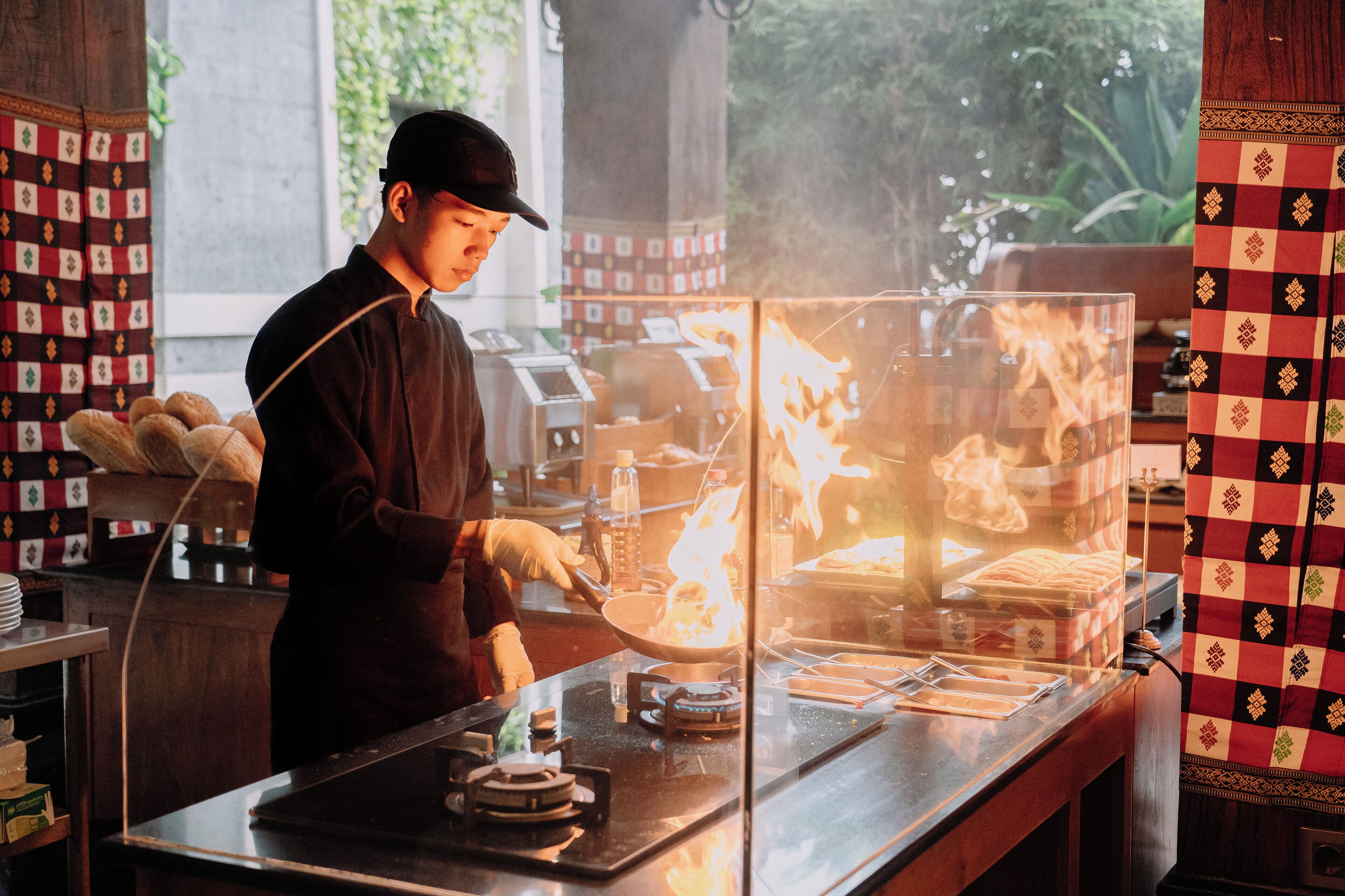 Tägliches Frühstücksbuffet gegen Gebühr