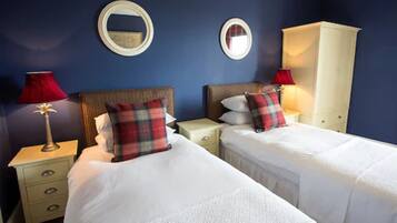 Premium bedding, individually decorated, individually furnished