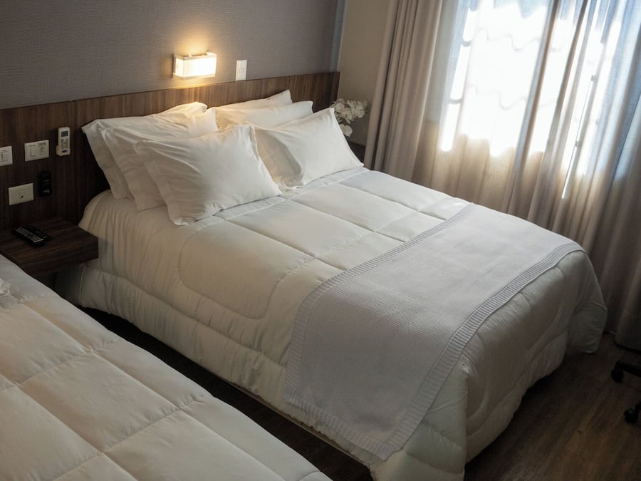 Standard Double or Twin Room | Minibar, in-room safe, desk, laptop workspace