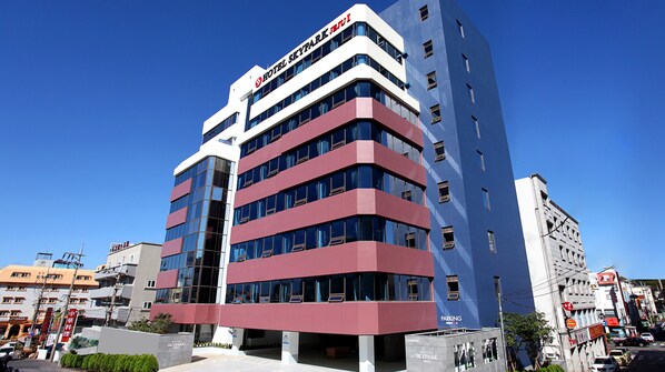 Fassade der Unterkunft