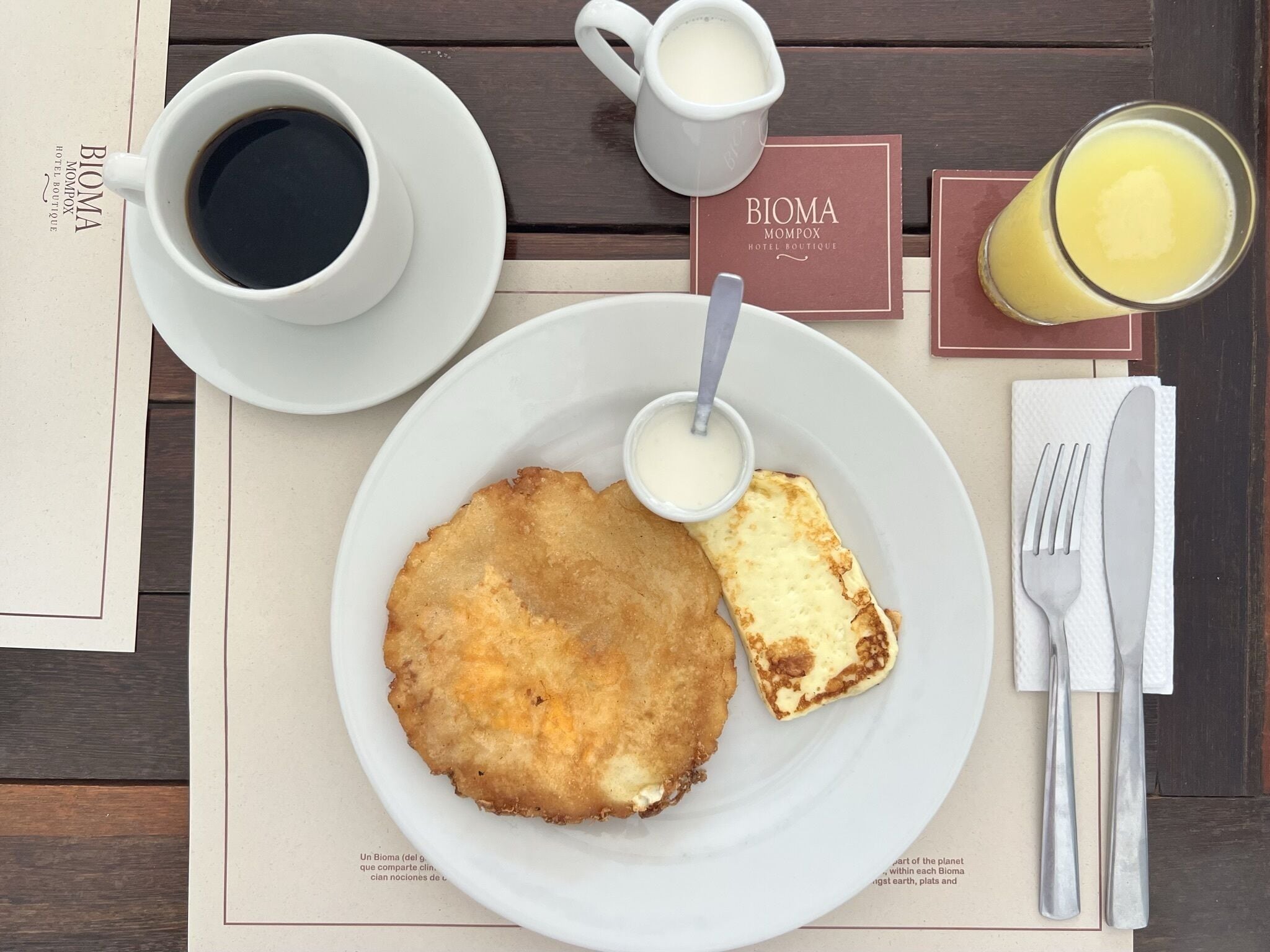 free daily full breakfast