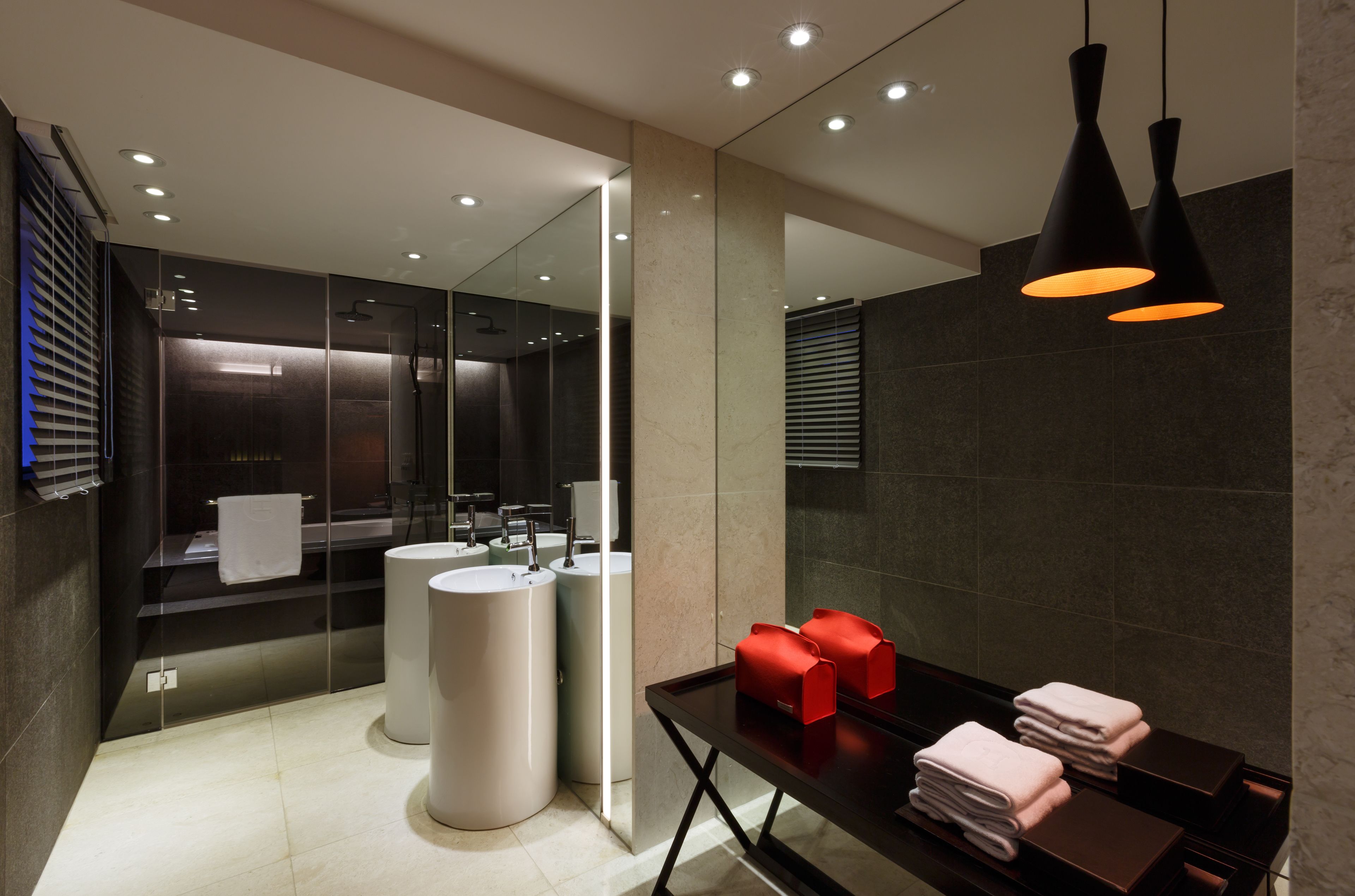 suite | bathroom | free toiletries, hair dryer, slippers, towels